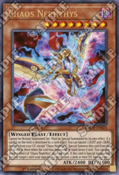 Chaos Nephthys BACH-EN025 Ultra Rare Englisch