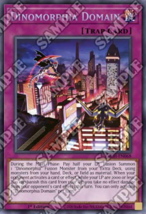 Dinomorphia Domain BACH-EN068 Secret Rare Englisch