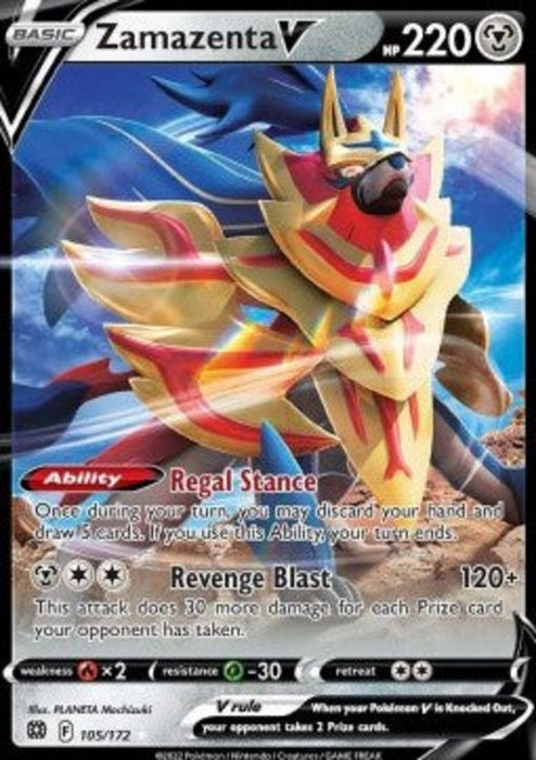 Zamazenta V BRS-105 Ultra Rare Englisch