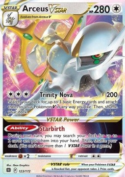 Arceus VSTAR BRS-123 Ultra Rare Deutsch