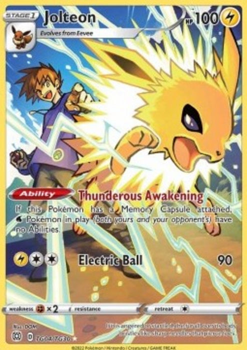 Jolteon BRS-TG04 Holo Rare Englisch