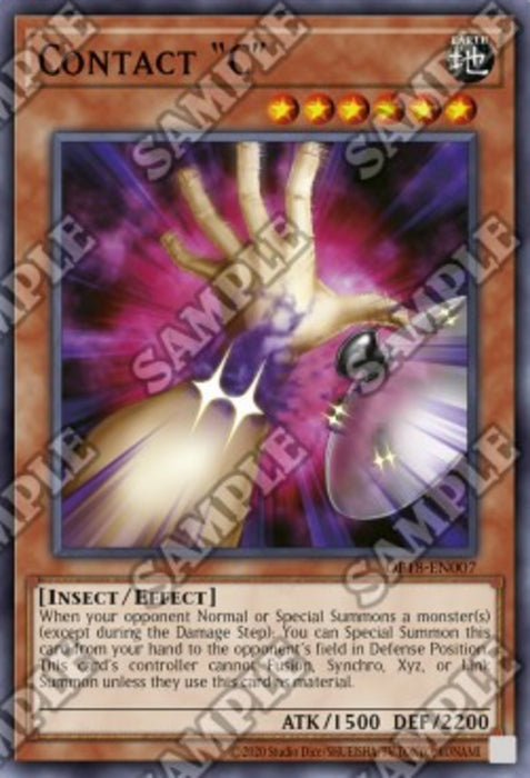 Contact "C" OP18-EN007 Super Rare Englisch