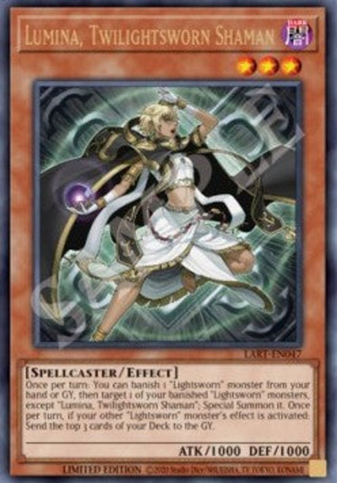 Lumina, Twilightsworn Shaman LART-EN047 Ultra Rare Englisch