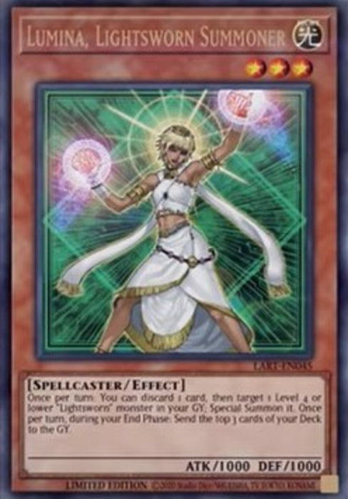 Lumina, Lightsworn Summoner LART-EN045 Ultra Rare Englisch