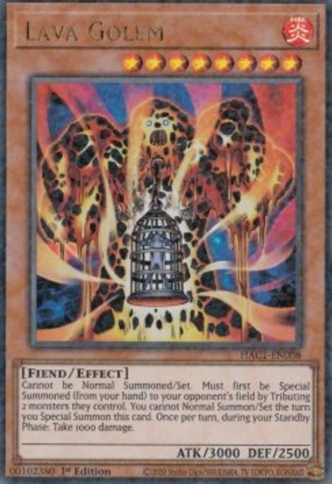 Lava Golem HAC1-EN008 Ultra Parallel Rare Englisch