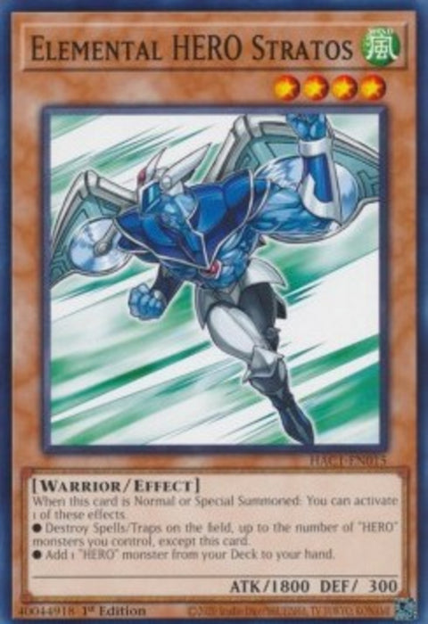 Elemental HERO Stratos (V.1) HAC1-EN015 Common Englisch