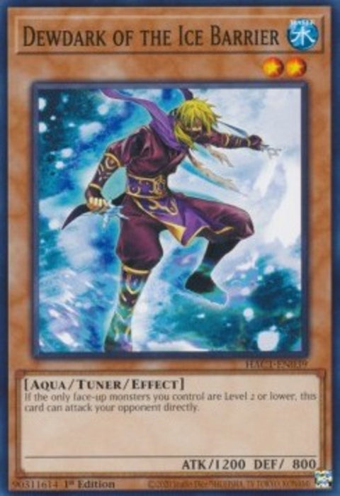 Dewdark of the Ice Barrier (V.1) HAC1-EN039 Common Englisch
