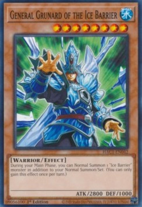 General Grunard of the Ice Barrier (V.1) HAC1-EN042 Common Englisch