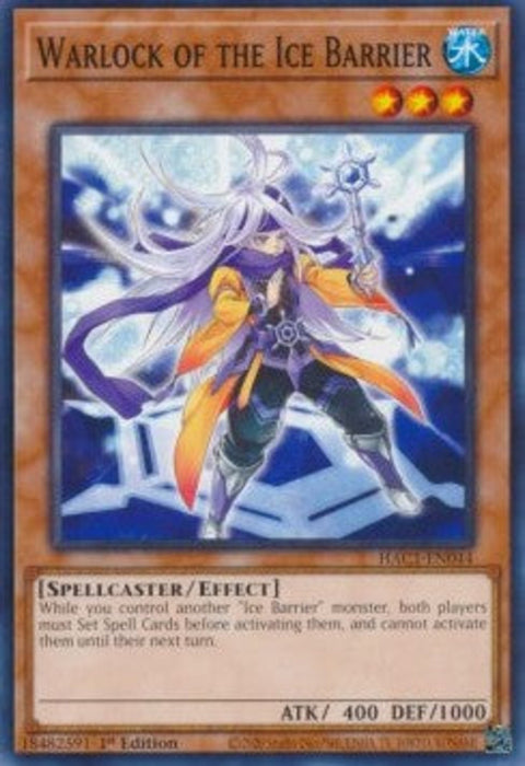 Warlock of the Ice Barrier (V.1) HAC1-EN044 Common Englisch