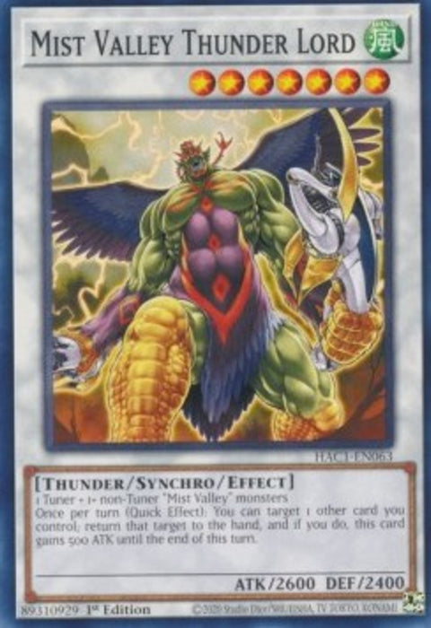 Mist Valley Thunder Lord (V.1) HAC1-EN063 Common Englisch