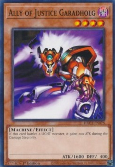 Ally of Justice Garadholg (V.1) HAC1-EN078 Common Englisch