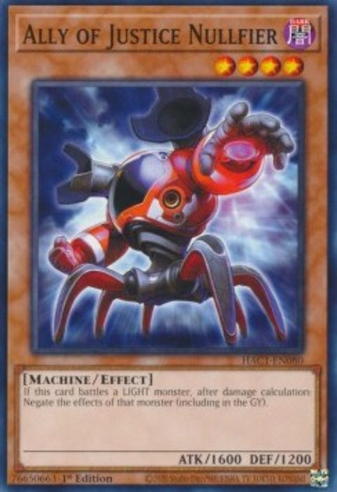 Ally of Justice Nullfier (V.1) HAC1-EN080 Common Englisch