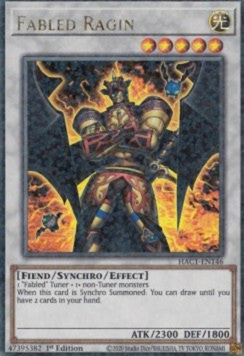 Fabled Ragin HAC1-EN146 Ultra Parallel Rare Englisch