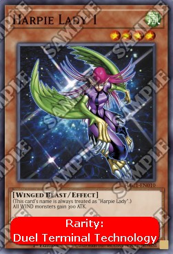 Harpie Lady 1 (V.2) HAC1-EN010 Parallel Rare Englisch
