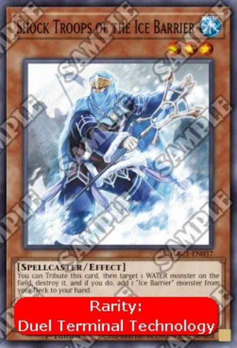 Shock Troops of the Ice Barrier (V.2) HAC1-EN037 Parallel Rare Englisch