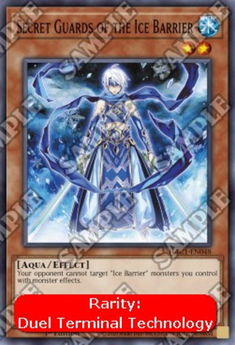 Secret Guards of the Ice Barrier (V.2) HAC1-EN048 Parallel Rare Englisch