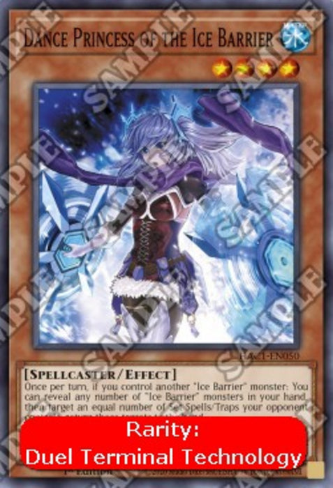 Dance Princess of the Ice Barrier (V.2) HAC1-EN050 Parallel Rare Englisch