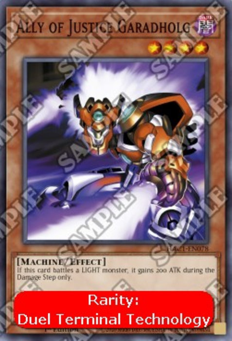 Ally of Justice Garadholg (V.2) HAC1-EN078 Parallel Rare Englisch