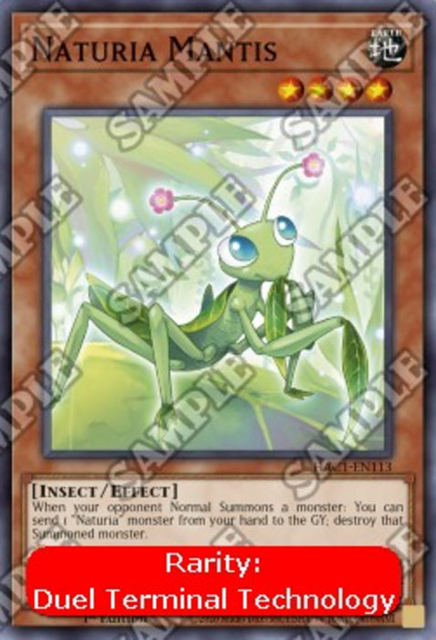 Naturia Mantis (V.2) HAC1-EN113 Parallel Rare Englisch