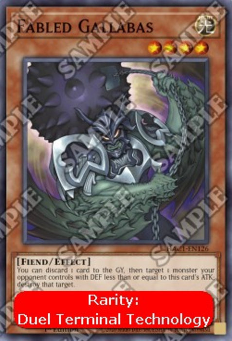 Fabled Gallabas (V.2) HAC1-EN126 Parallel Rare Englisch