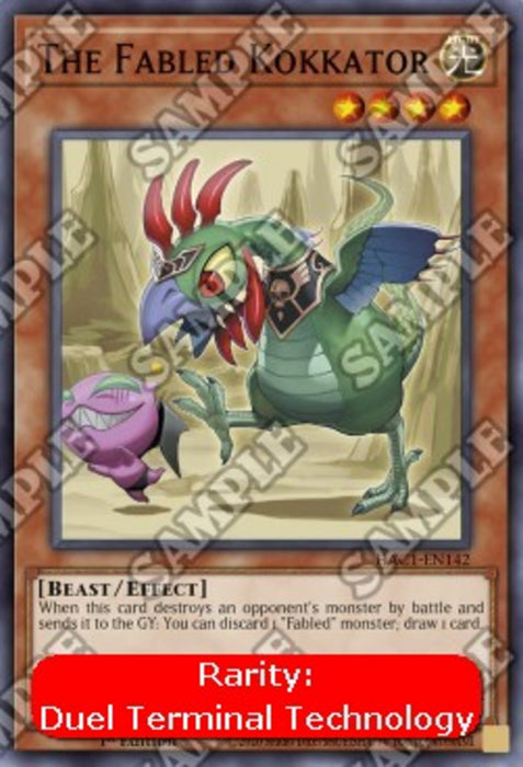 The Fabled Kokkator (V.2) HAC1-EN142 Parallel Rare Englisch