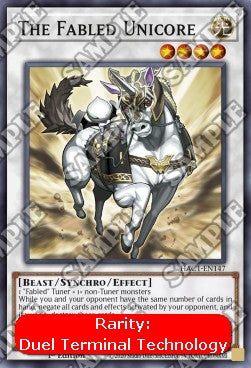 The Fabled Unicore (V.2) HAC1-EN147 Parallel Rare Englisch