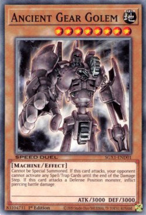 Ancient Gear Golem (V.1) SGX1-END01 Common Englisch