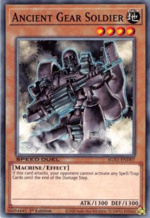 Ancient Gear Soldier SGX1-END07 Common Englisch