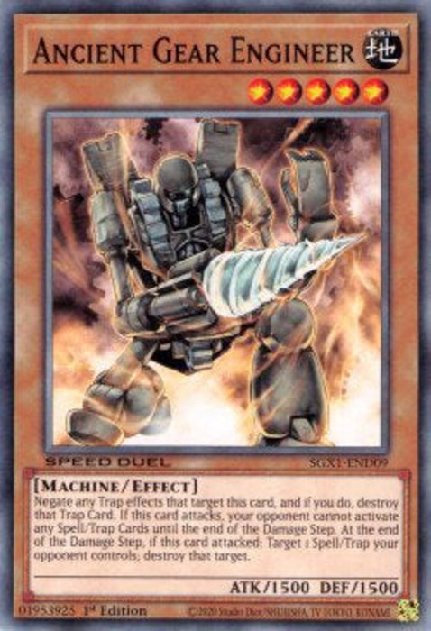 Ancient Gear Engineer SGX1-END09 Common Englisch