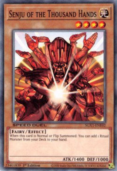 Senju of the Thousand Hands SGX1-ENE02 Common Englisch
