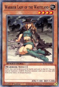 Warrior Lady of the Wasteland SGX1-ENE05 Common Englisch