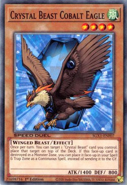 Crystal Beast Cobalt Eagle SGX1-ENF07 Common Englisch