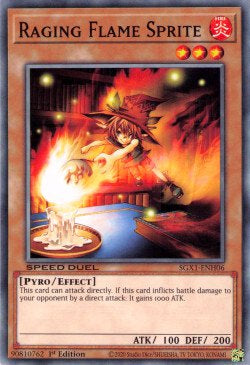 Raging Flame Sprite SGX1-ENH06 Common Englisch