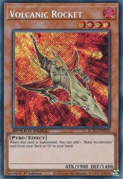 Volcanic Rocket (V.2) SGX1-ENH10 Secret Rare Englisch