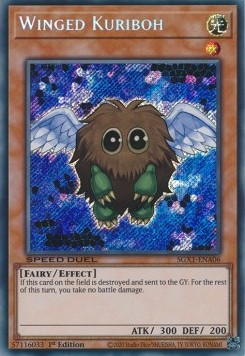 Winged Kuriboh (V.2) SGX1-ENA06 Secret Rare Englisch