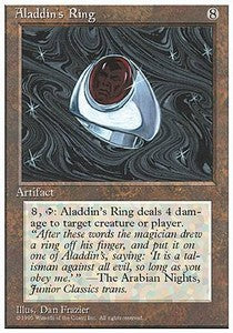 Aladins Ring 4ED- Rare Deutsch