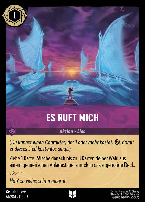 Es Ruft Mich 3INK-061 Uncommon Deutsch