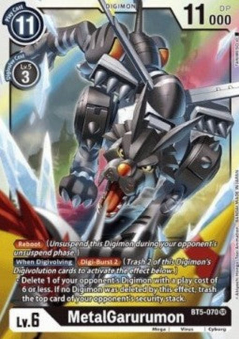 BlackMetalGarurumon (BT5-070) BT-05 Super Rare Englisch