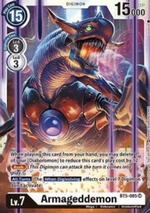 Armageddemon (BT5-085) (V.1) BT-05 Super Rare Englisch