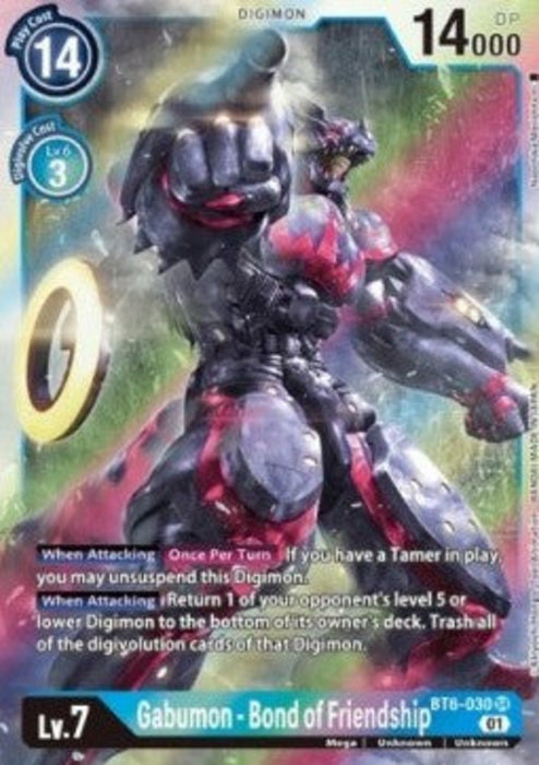 Gabumon - Bond of Friendship (BT6-030) (V.1) BT-06 Super Rare Englisch