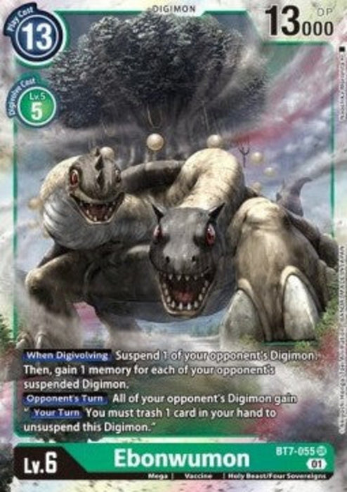 Ebonwumon (BT7-055) BT-07 Super Rare Englisch