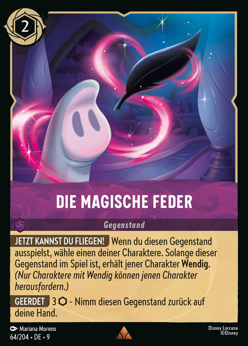 Die magische Feder 9FAB-064 Rare Deutsch