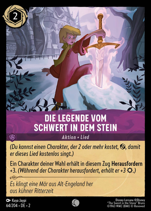 Die Legende vom Schwert im Stein 2ROF-064 Common Deutsch
