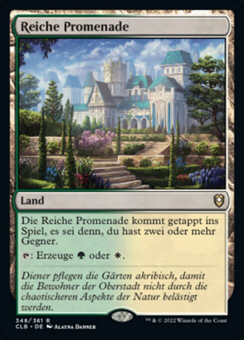 Reiche Promenade CLB-348 Rare Deutsch