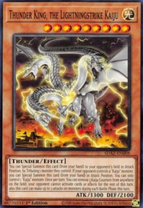 Thunder King, the Lightningstrike Kaiju SDAZ-EN008 Common Englisch