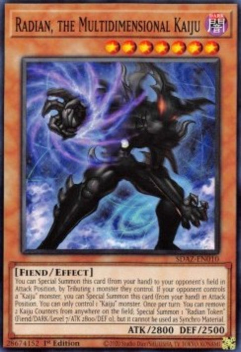 Radian, the Multidimensional Kaiju SDAZ-EN010 Common Englisch