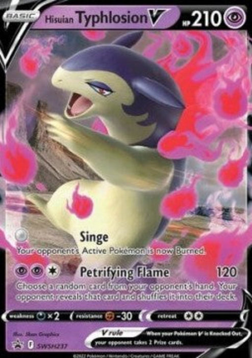 Hisuian Typhlosion V SWSH-237 Promo Englisch