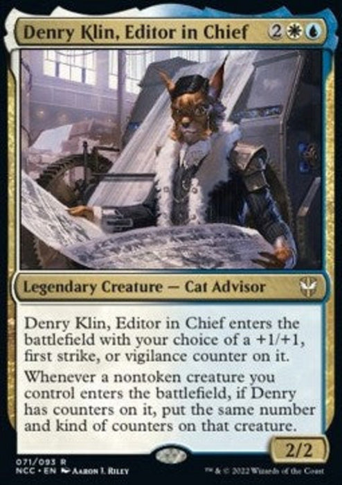 Denry Klin, Chefredakteur NCC-71 Rare Deutsch