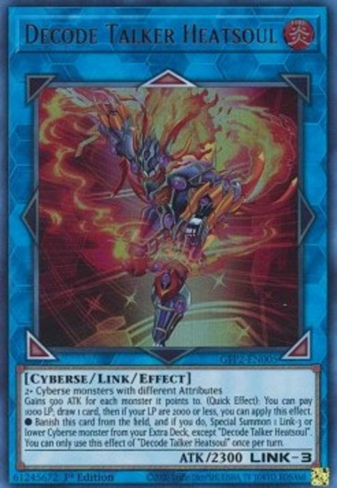 Decode Talker Heatsoul GFP2-EN005 Ultra Rare Englisch