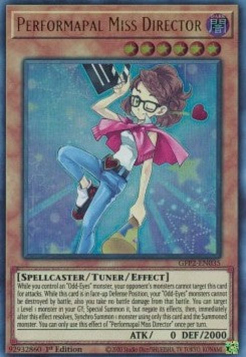 Performapal Miss Director GFP2-EN035 Ultra Rare Englisch